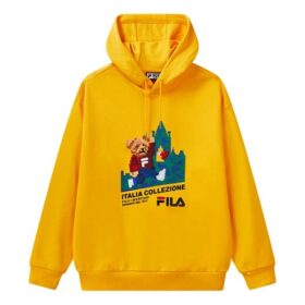 Pullover sportivo Fila da uomo Giallo