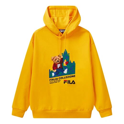 Pullover sportivo Fila da uomo Giallo