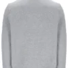 Ramy F-Box grigio melange con zip a 1/4 e polsini tinti in filo
