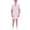 Rosa pallido Polo a righe BB1 Classic Vintage