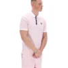Rosa pallido Polo a righe BB1 Classic Vintage