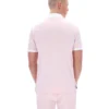 Rosa pallido Polo a righe BB1 Classic Vintage