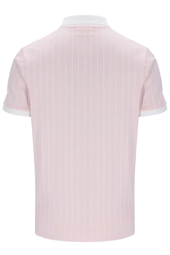 Rosa pallido Polo a righe BB1 Classic Vintage