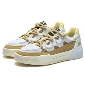 Salto Low-Top Bianco/Marrone