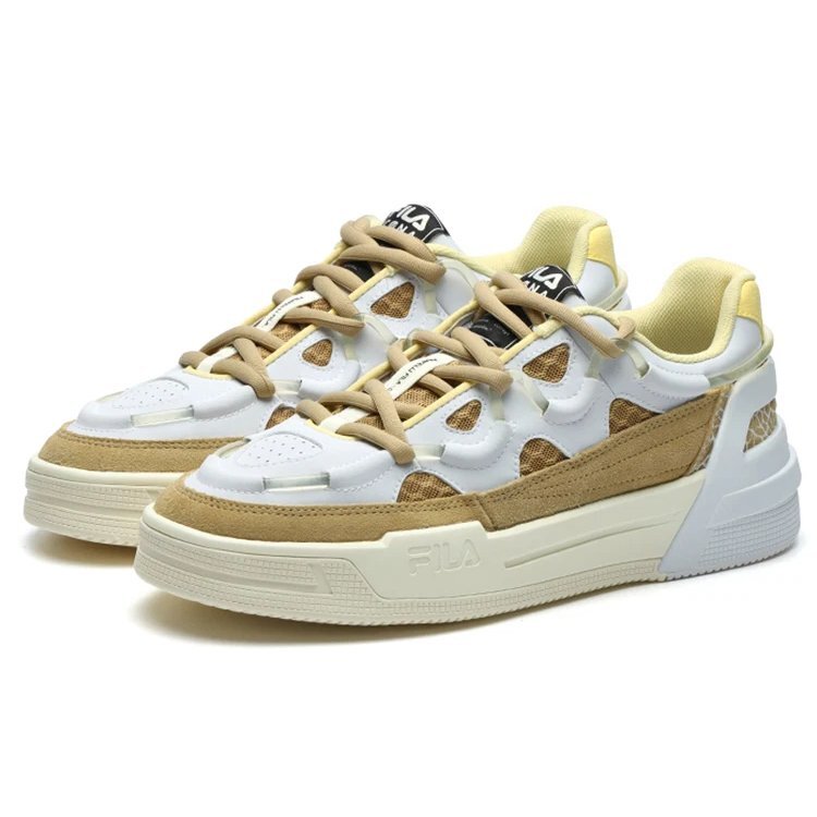 Salto Low-Top Bianco/Marrone