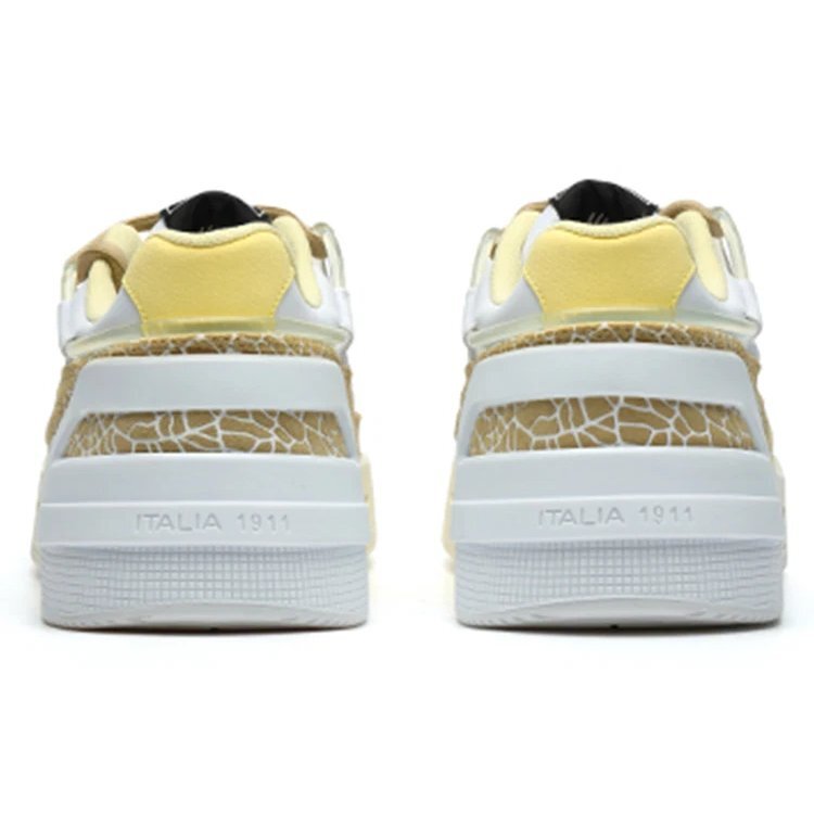 Salto Low-Top Bianco/Marrone