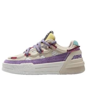 Salto Low-Top Bianco/Viola