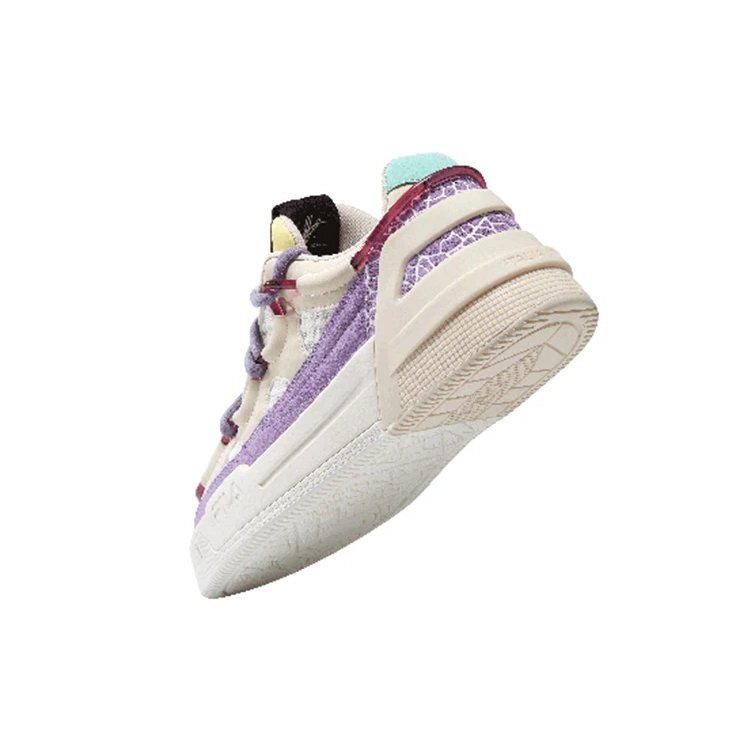 Salto Low-Top Bianco/Viola