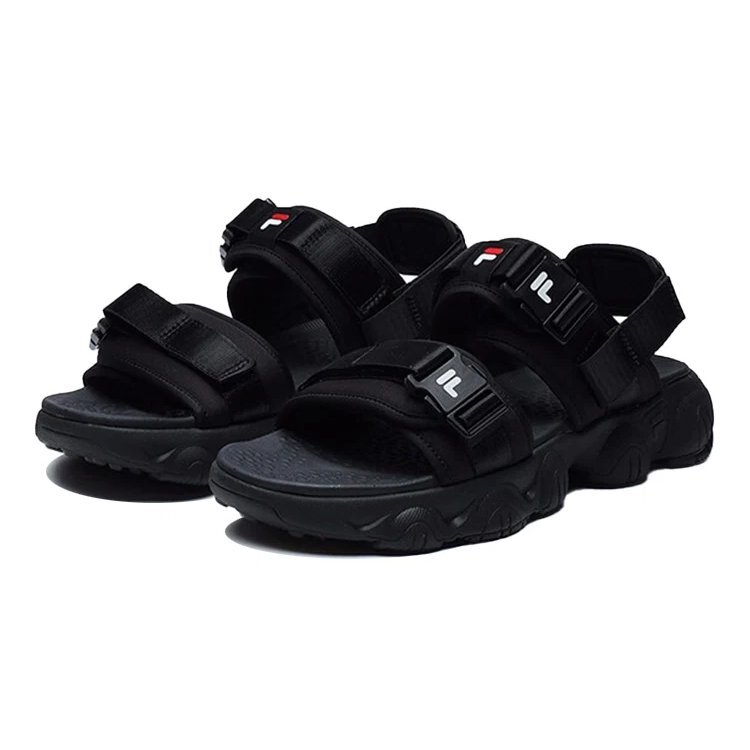 Sandali casual alla moda Jagger, neri