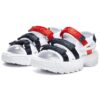 SANDALI DISRUPTOR II bianco/nero/rosso