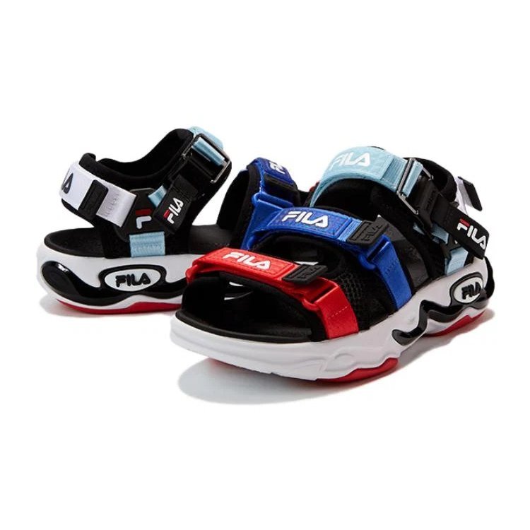 Sandali lifestyle "Black Blue Red"