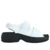 Sandali Puff "Bianco Nero"