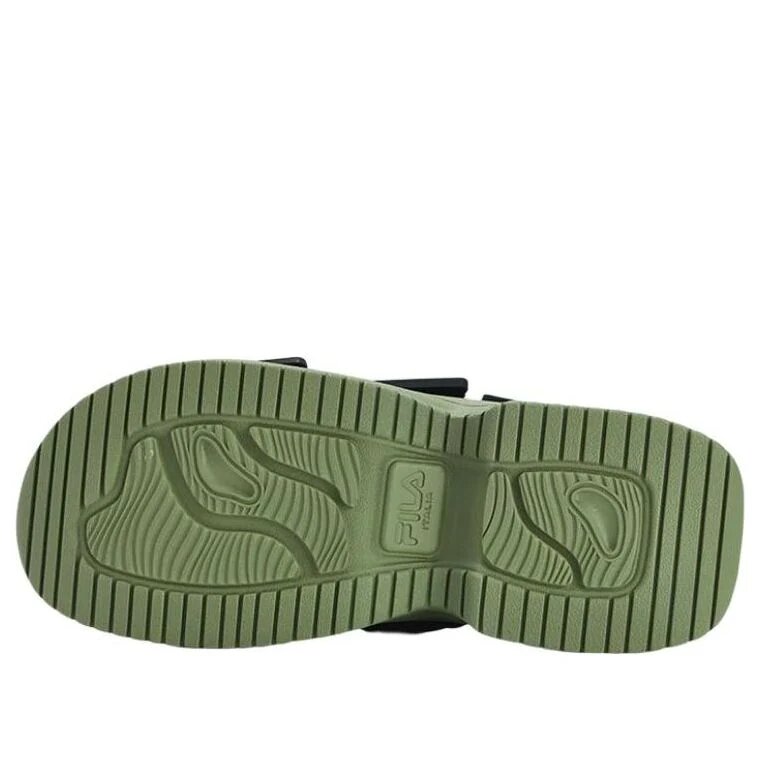 Sandali Puff "Nero Verde"