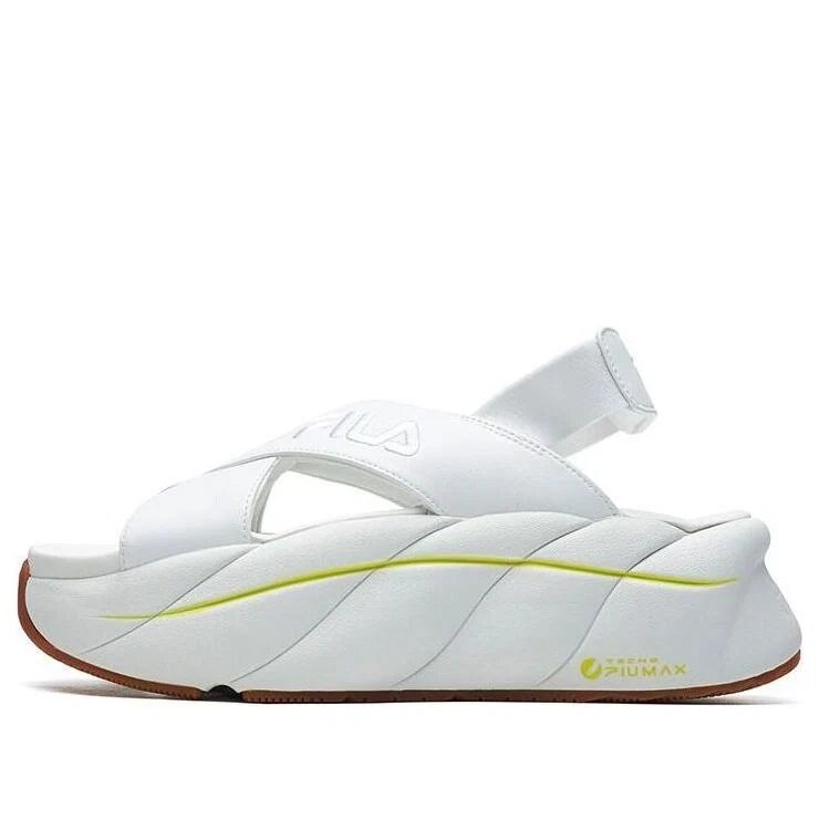 Sandali sportivi per un bianco brillante