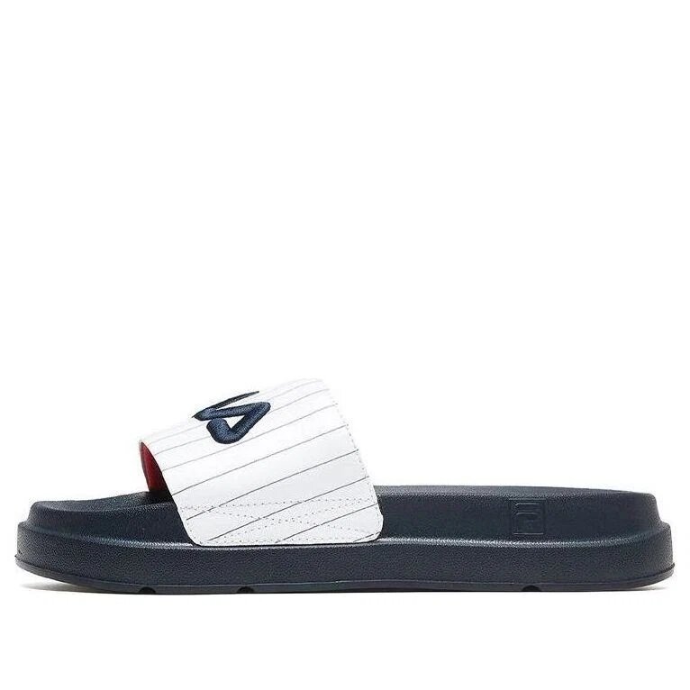 Sandalo con zeppa Blu/Bianco