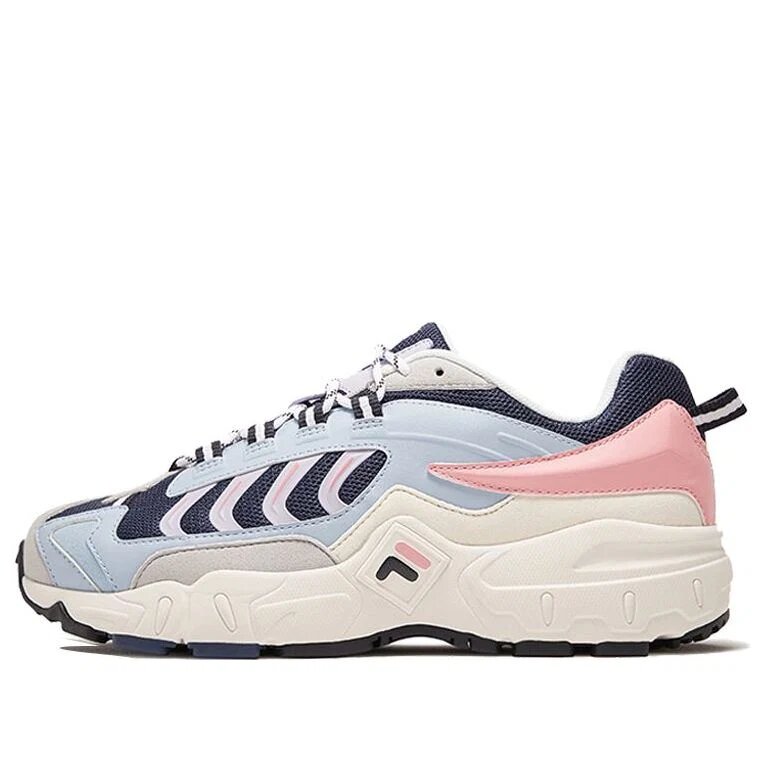 Scarpa retrò blu e rosa