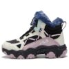 Scarpe alte "Nero Bianco Rosa"