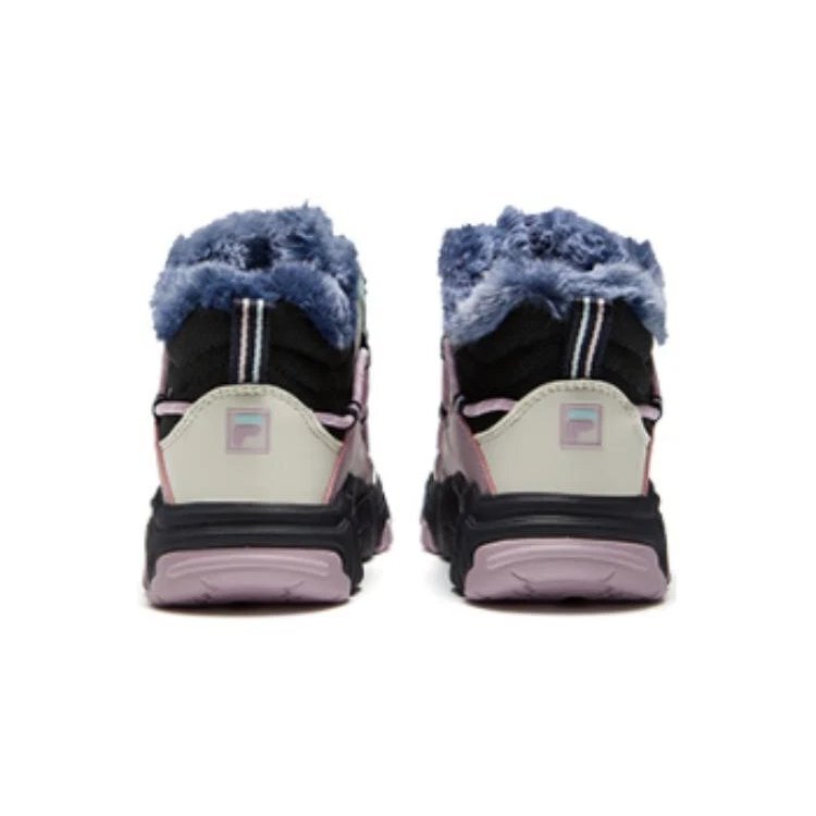 Scarpe alte "Nero Bianco Rosa"