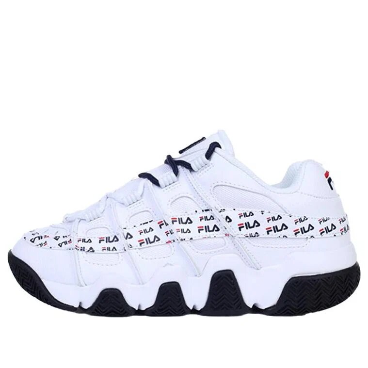 Scarpe basse Barricade 97 dal profilo massiccio, bianche