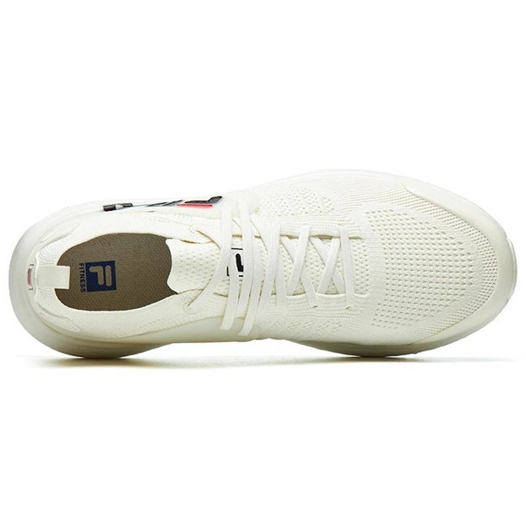 Scarpe basse con logo sul retro "Bianco"