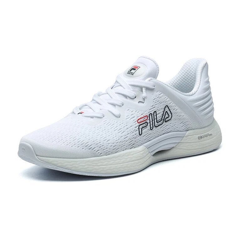 Scarpe basse da atletica "Bianco Nero Logo"