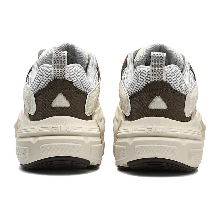Scarpe basse ET Retro "Bianco crema Marrone"