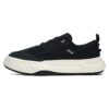 Scarpe basse in tela antiscivolo e resistenti "Black White"