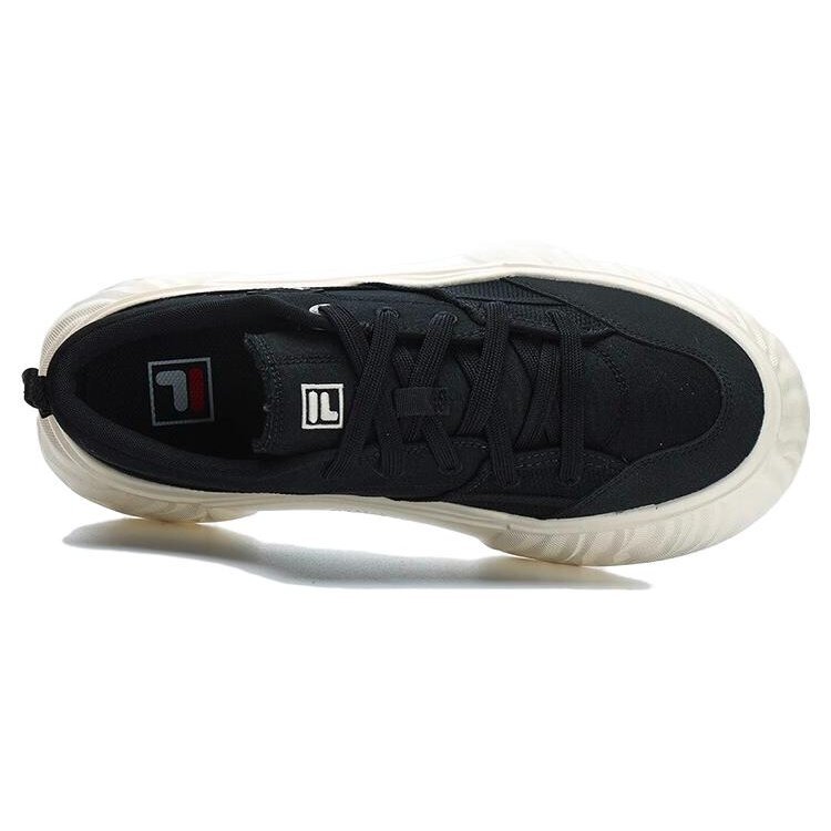Scarpe basse in tela antiscivolo e resistenti "Black White"