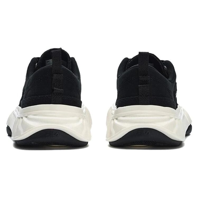 Scarpe basse in tela antiscivolo e resistenti "Black White"