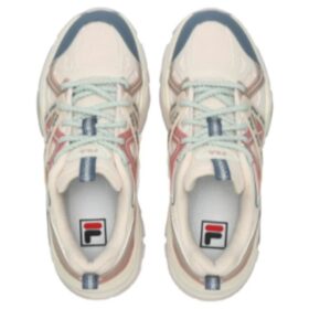 Scarpe basse moderne Sofia 1S Fishbone “Bianco Rosa Blu”