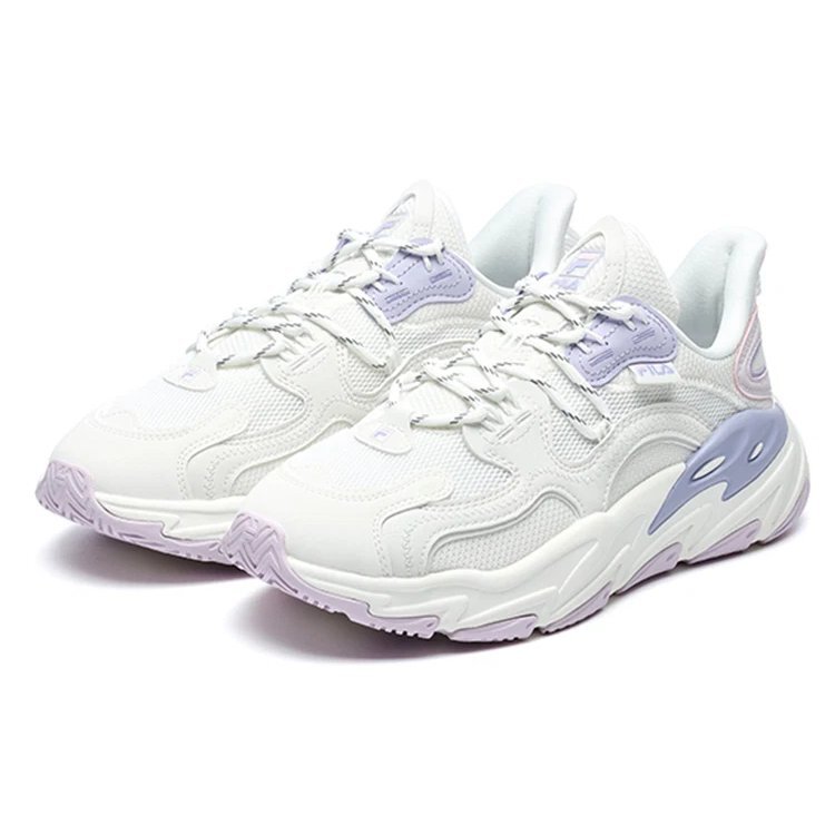 Scarpe basse Wave "Bianco Viola"