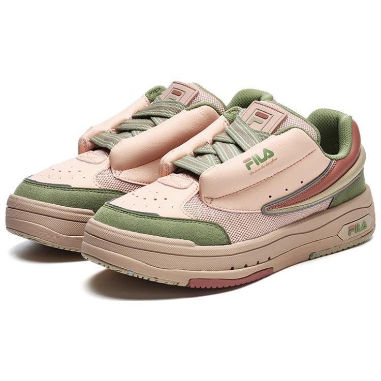 Scarpe casual Mix "Beige-Verde"