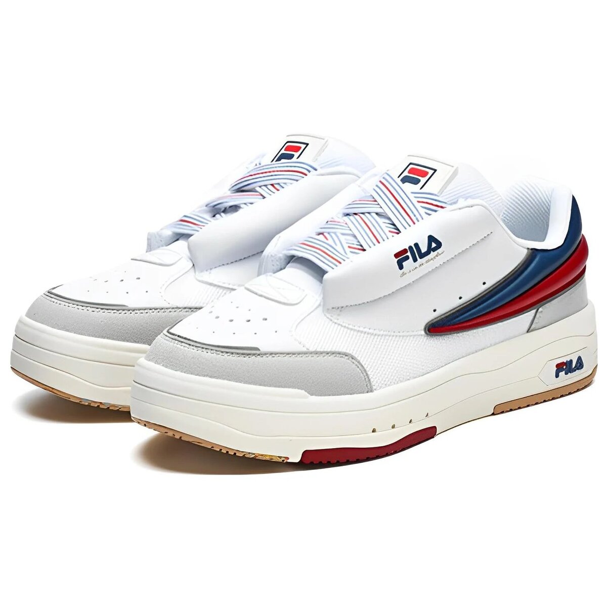 Scarpe casual mix "Bianco Blu Rosso"