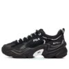 Scarpe con plateau ammortizzanti e dal design massiccio, nere