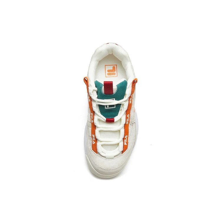 Scarpe D-formation Daddy Verde/Arancione/Bianco