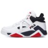 Scarpe da basket Cage "White Navy"