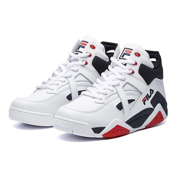 Scarpe da basket Cage "White Navy"