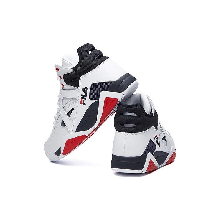 Scarpe da basket Cage "White Navy"