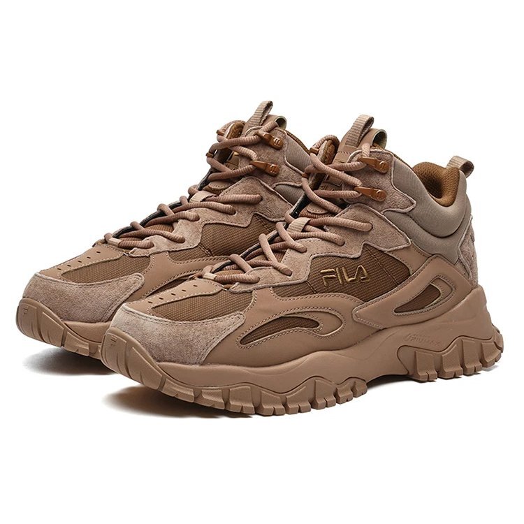 Scarpe da corsa alte Tracer Caffè