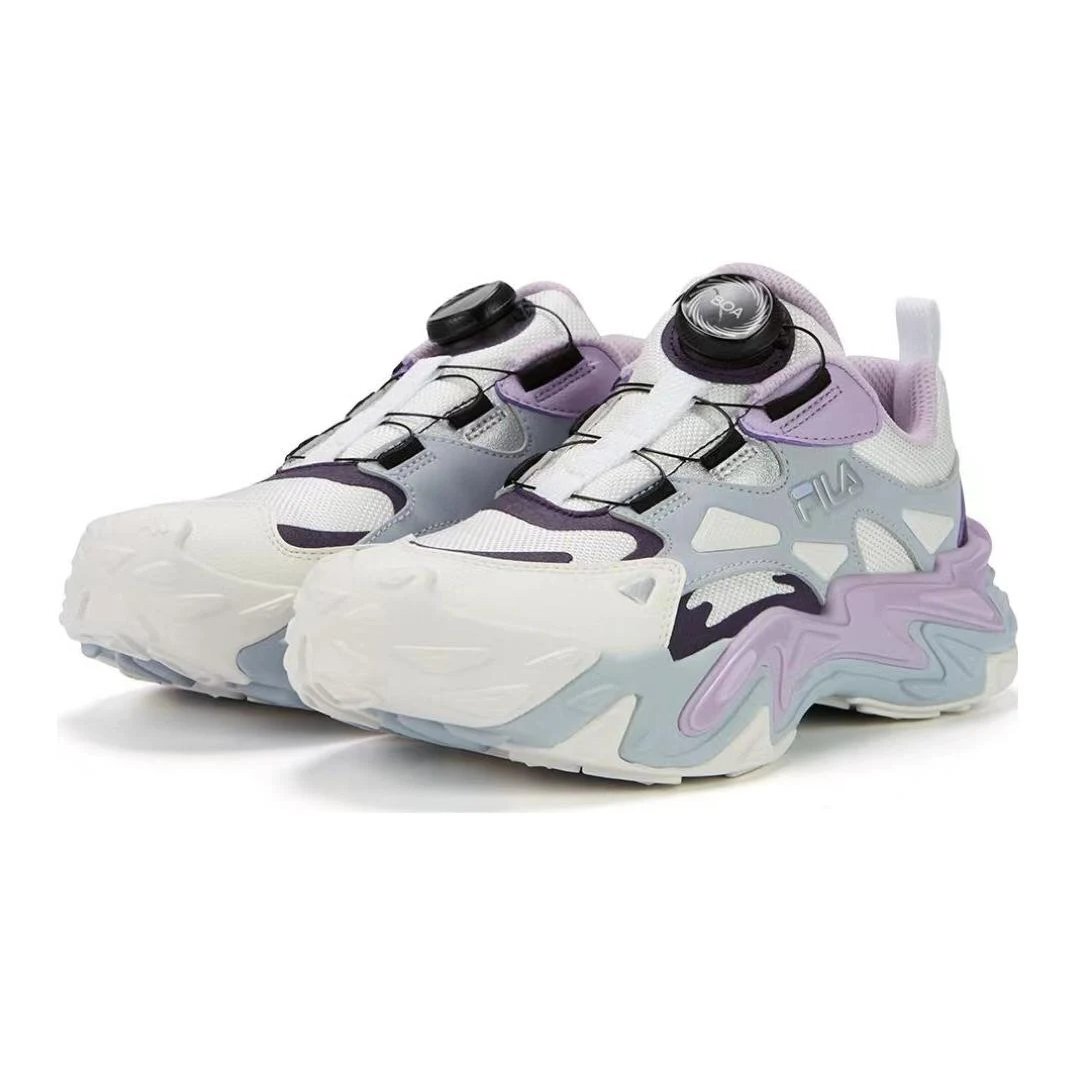 Scarpe da corsa basse "Bianco Viola Blu"