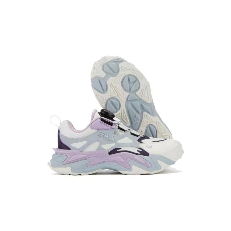 Scarpe da corsa basse "Bianco Viola Blu"