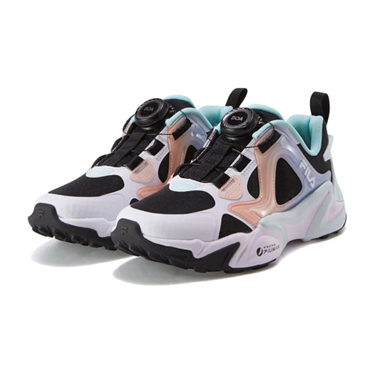 Scarpe da corsa basse BOA "White Orange Blue"