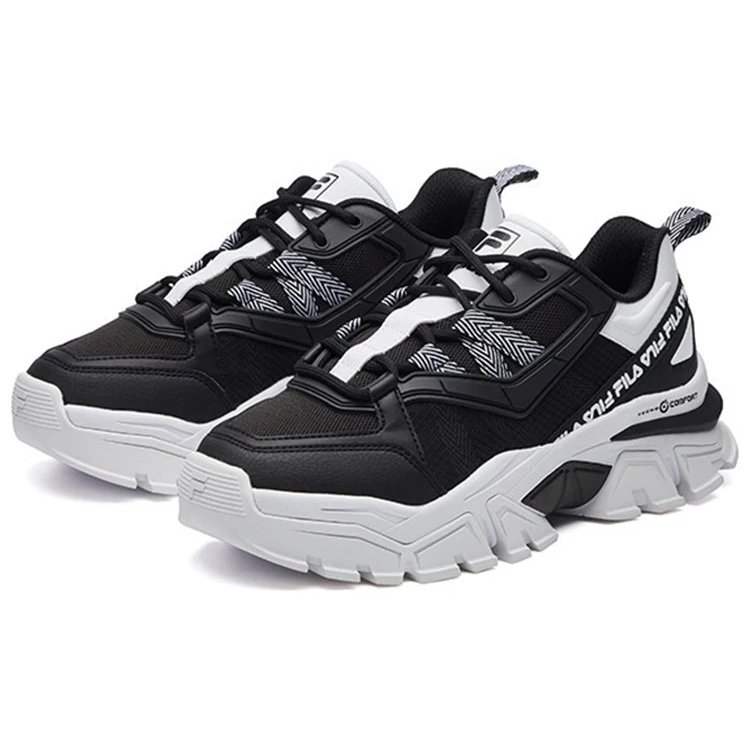 Scarpe da corsa basse Buffer Nero/Bianco