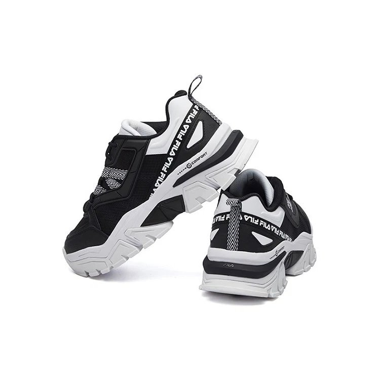 Scarpe da corsa basse Buffer Nero/Bianco