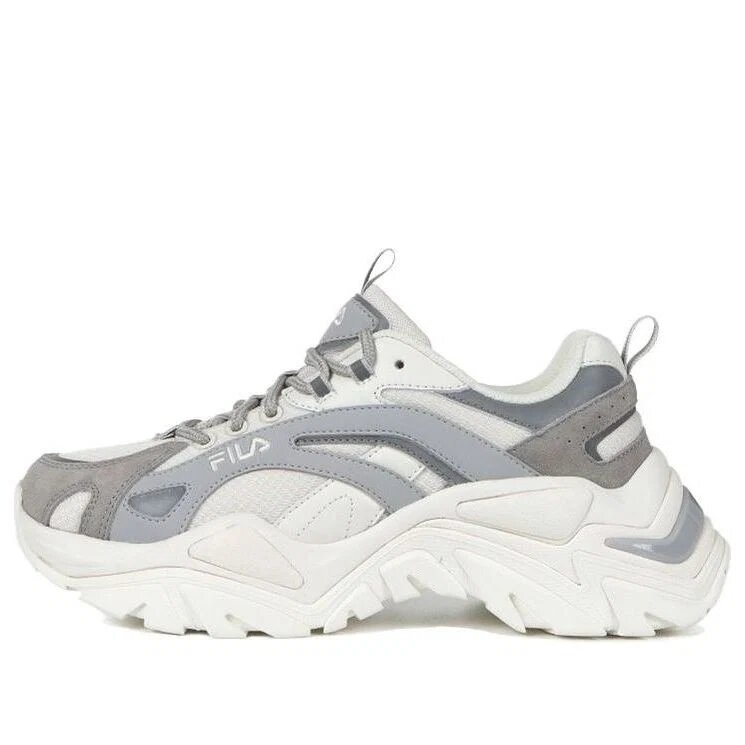 Scarpe da corsa basse File, bianco/grigio