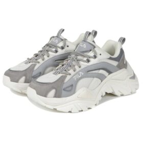 Scarpe da corsa basse File, bianco/grigio