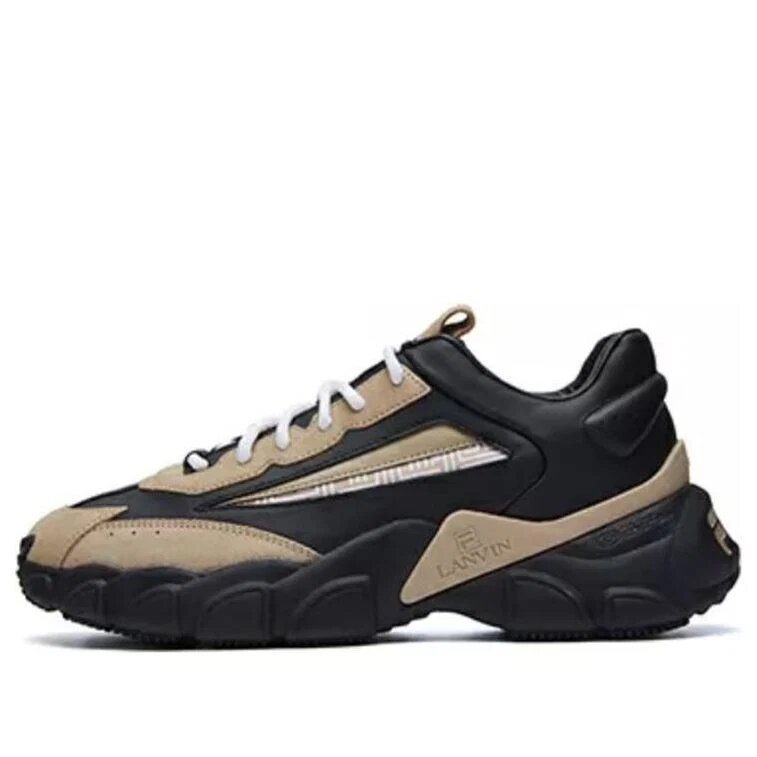Scarpe da corsa basse Lanvin x Fila Nero/Giallo