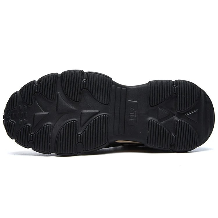 Scarpe da corsa basse Lanvin x Fila Nero/Giallo