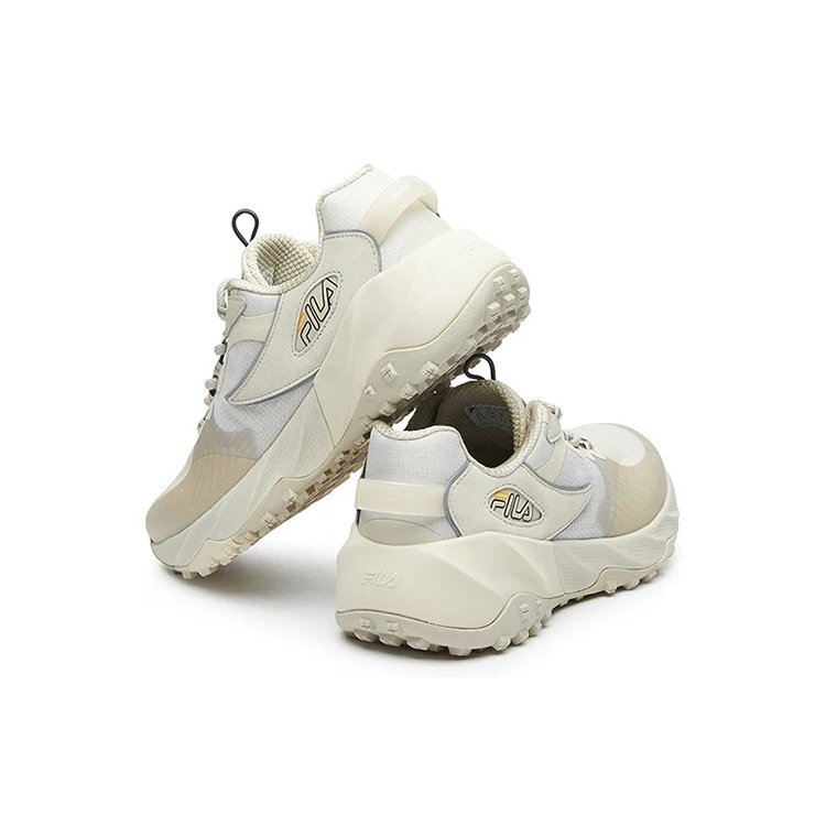 Scarpe da corsa basse per atletica, color crema