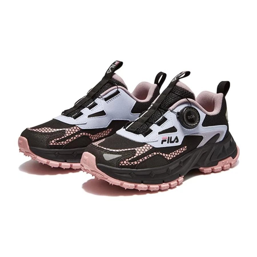 Scarpe da corsa BOA "Nero Bianco Rosa"
